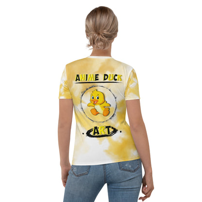 Anime Duck Art - Women's crew neck T-shirt